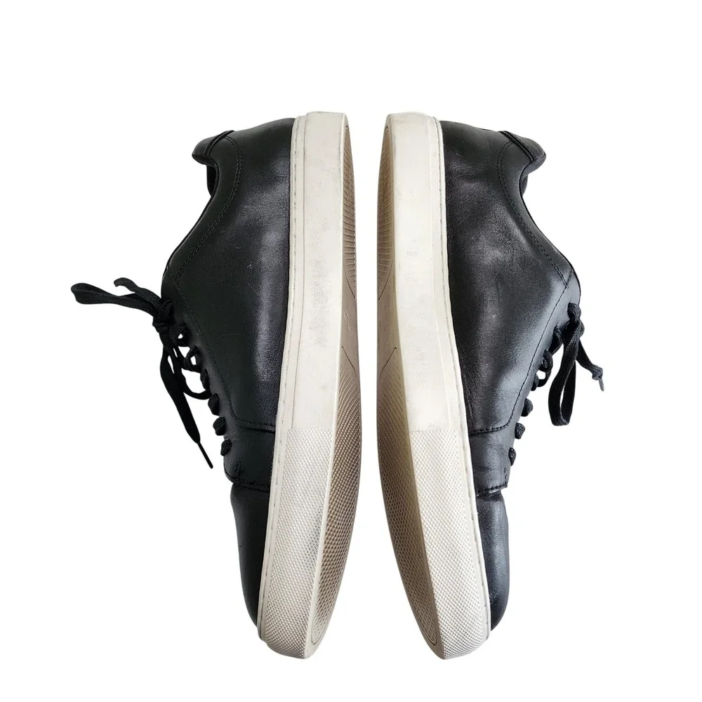 Cole Haan Mens Grand Series Jensen Sneaker Size 12 Black Leather Low Top Lace Up